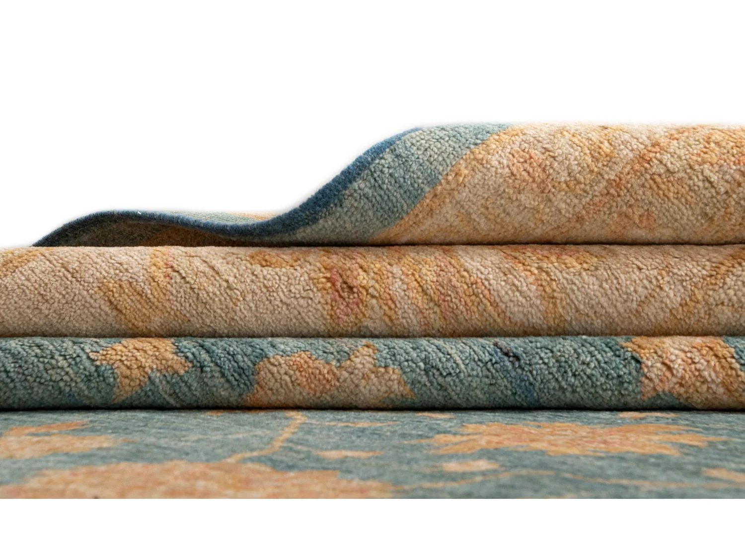 Tapis de laine 250x293 beige Kaizar