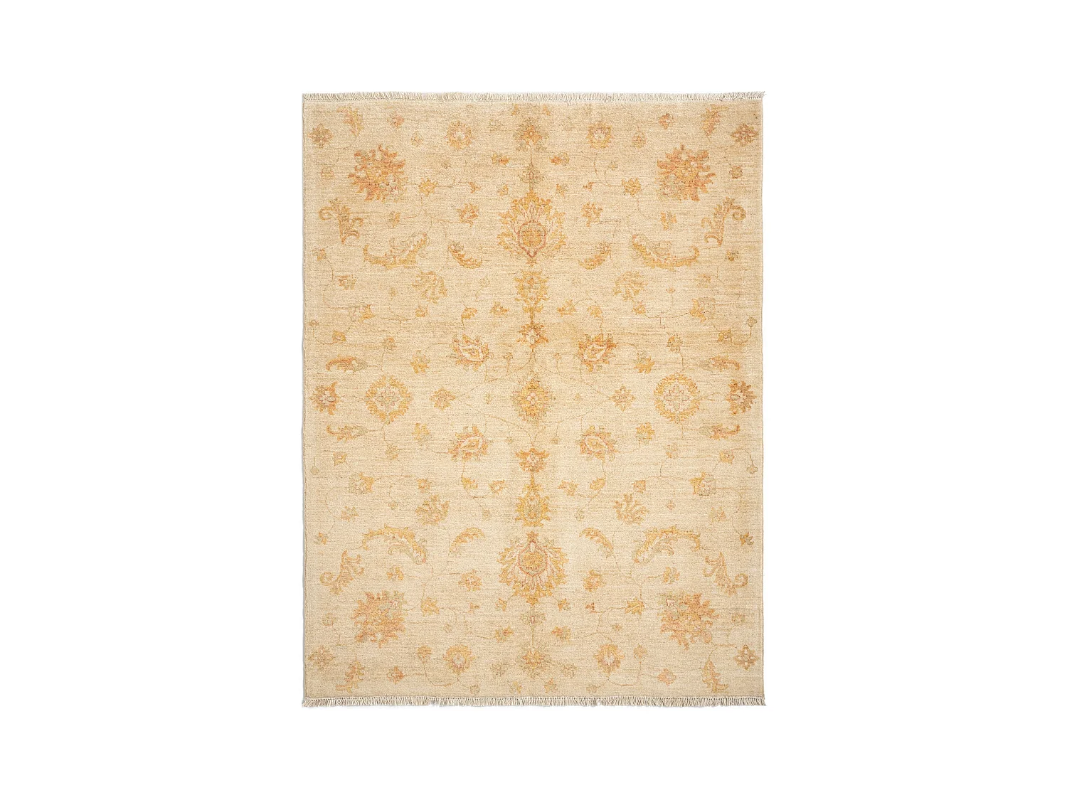 Wollteppich 151x198 Beige Kaizar