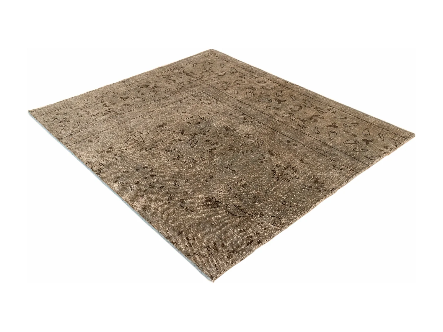 Tappeto in lana 125x141 beige Vintage Royal