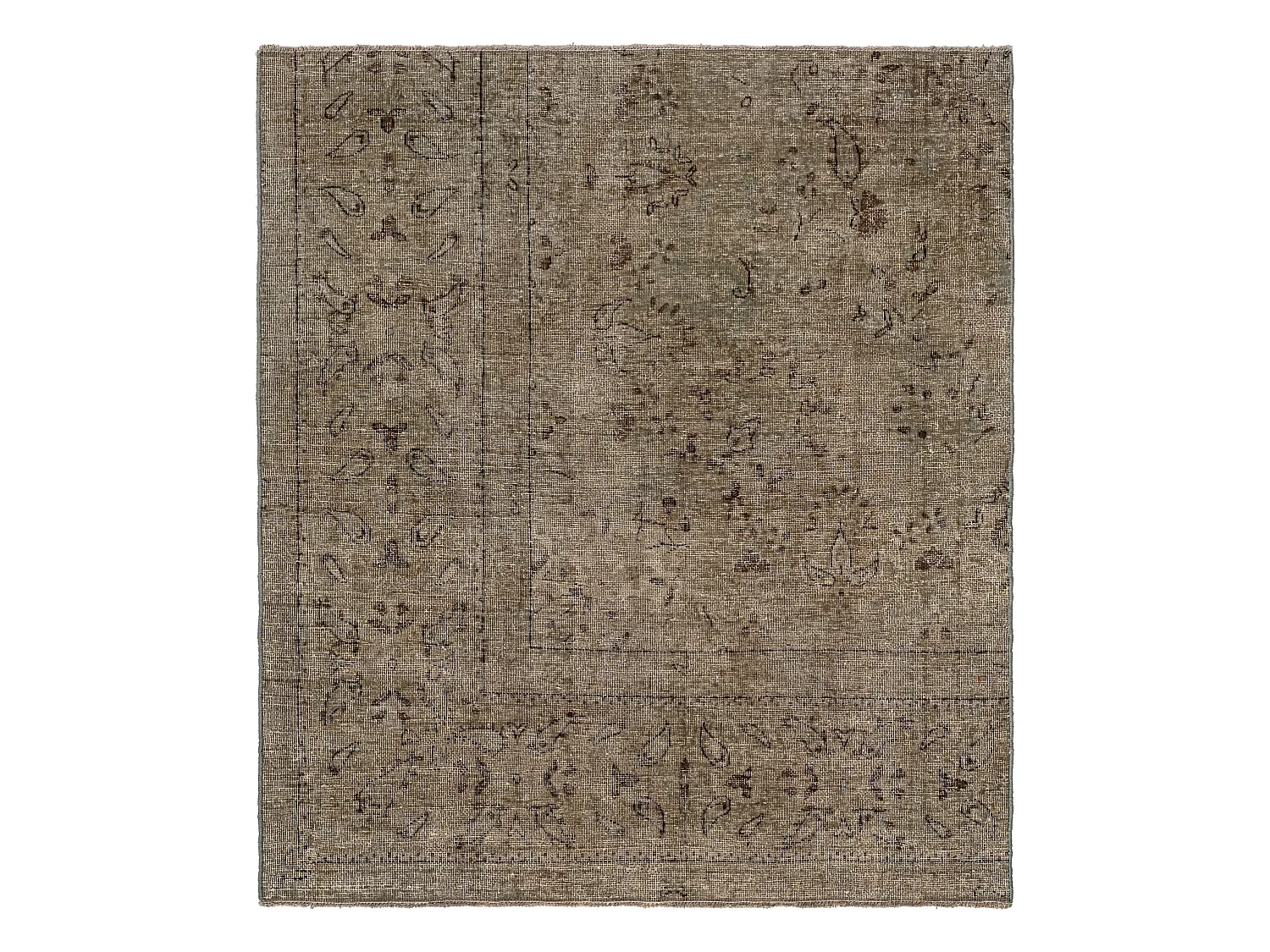 Tapis de laine 125x141 beige Vintage Royal