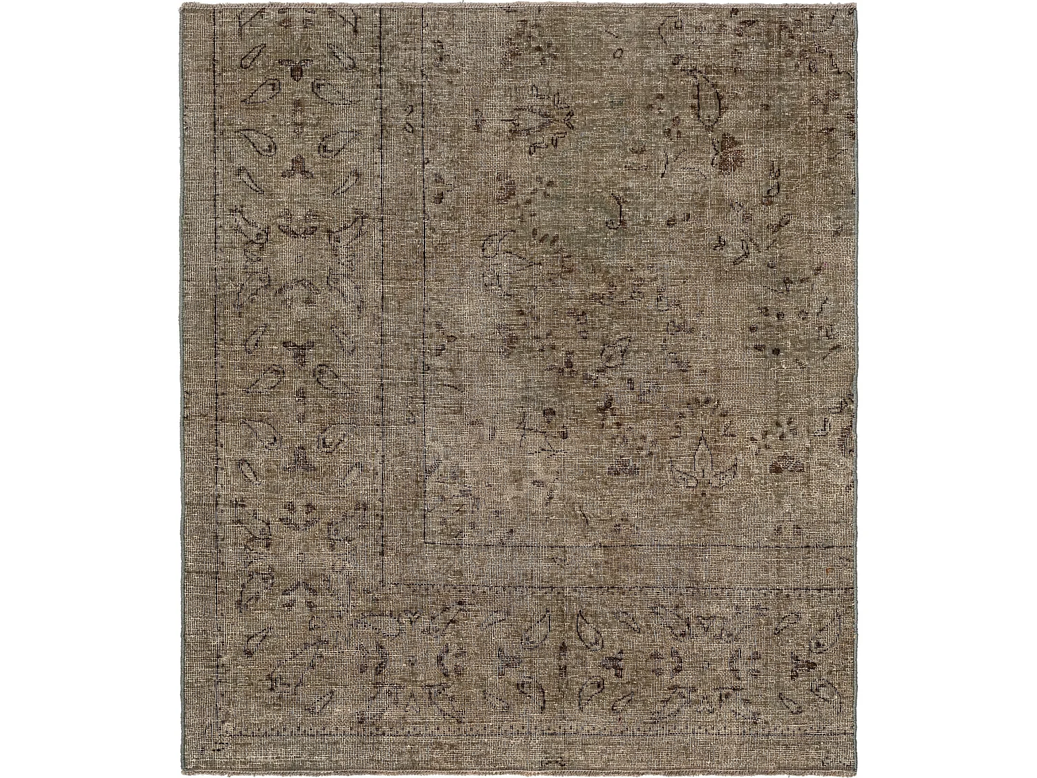 Tapis de laine 125x141 beige Vintage Royal