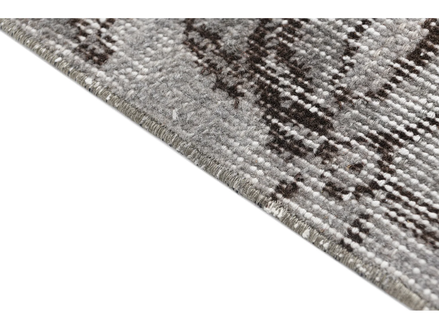 Tapis de laine 180x290 gris Ultra Vintage