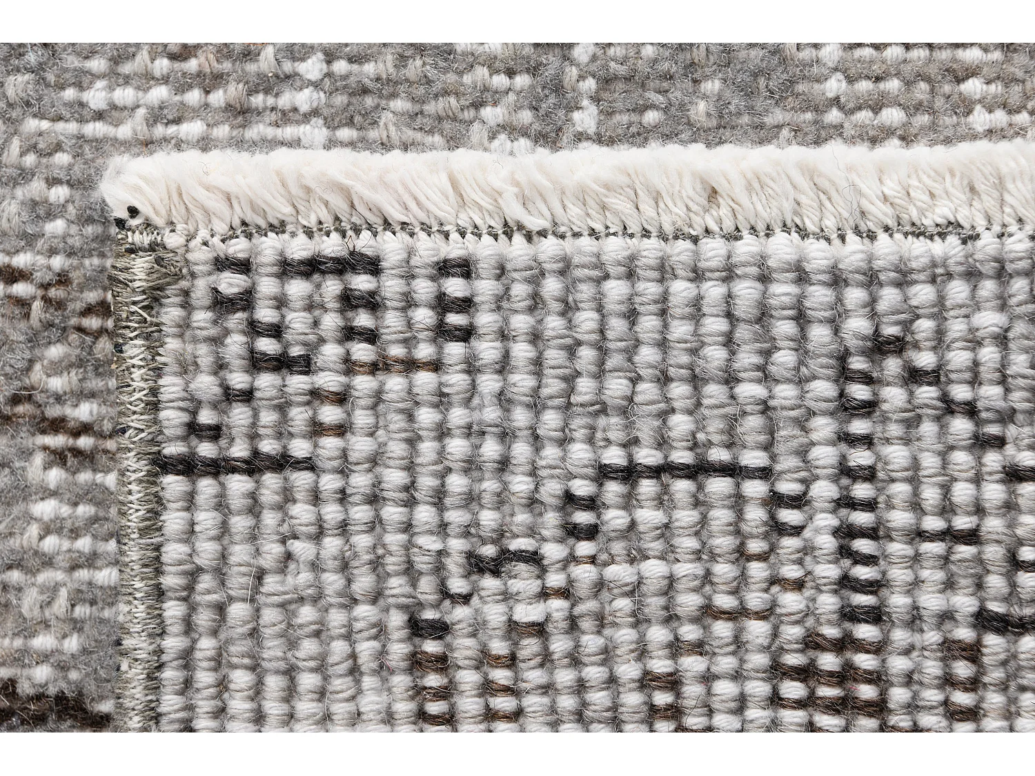 Tapis de laine 180x290 gris Ultra Vintage