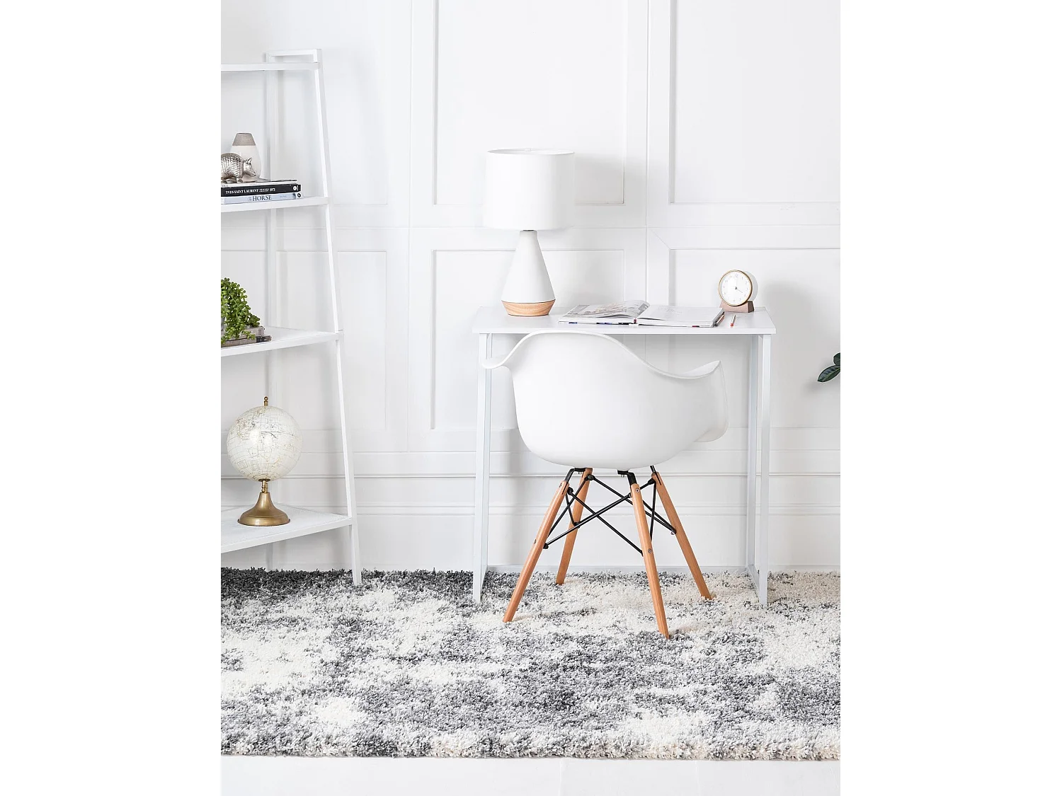 Hochflorteppich 275x365 Beige - Steingrau Lachen Haze