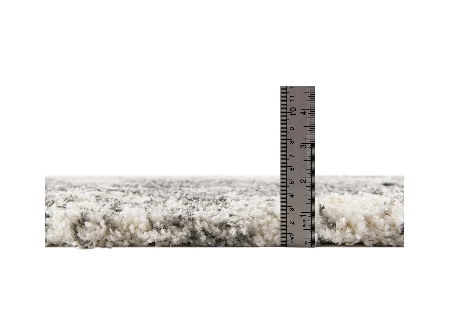 Hoogpolig tapijt 365x275 Beige - SteenGrijs Lachen Haze