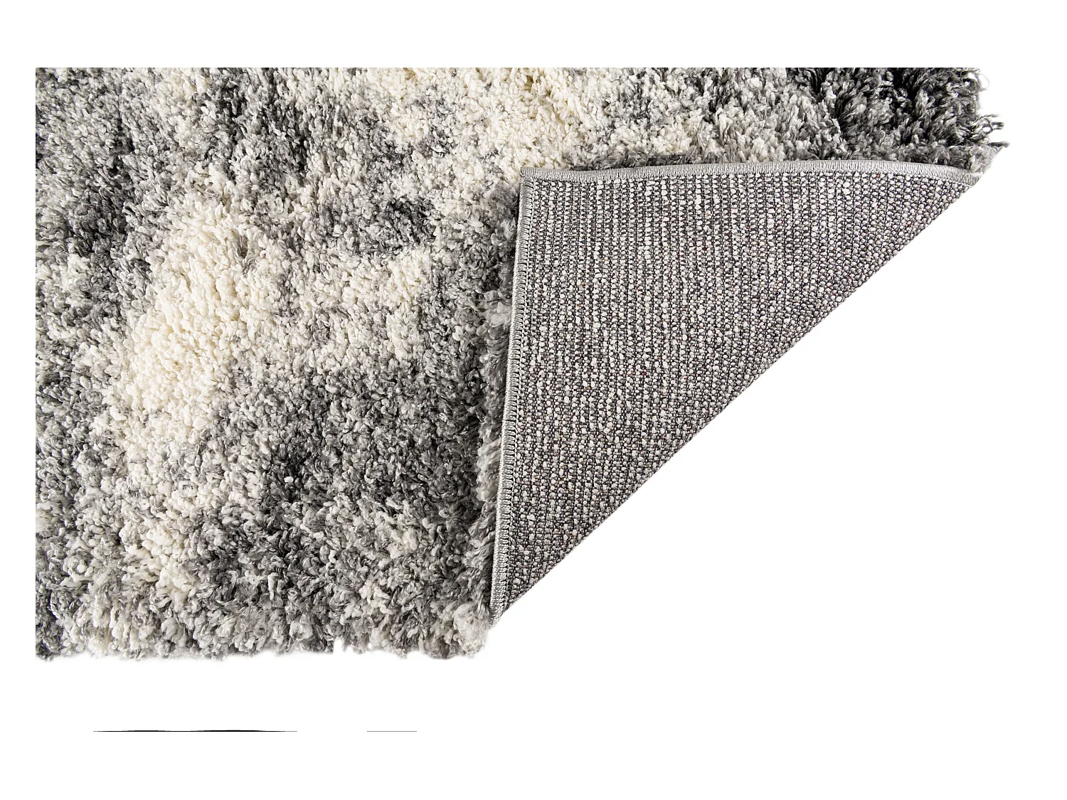 Hoogpolig tapijt 365x275 Beige - SteenGrijs Lachen Haze