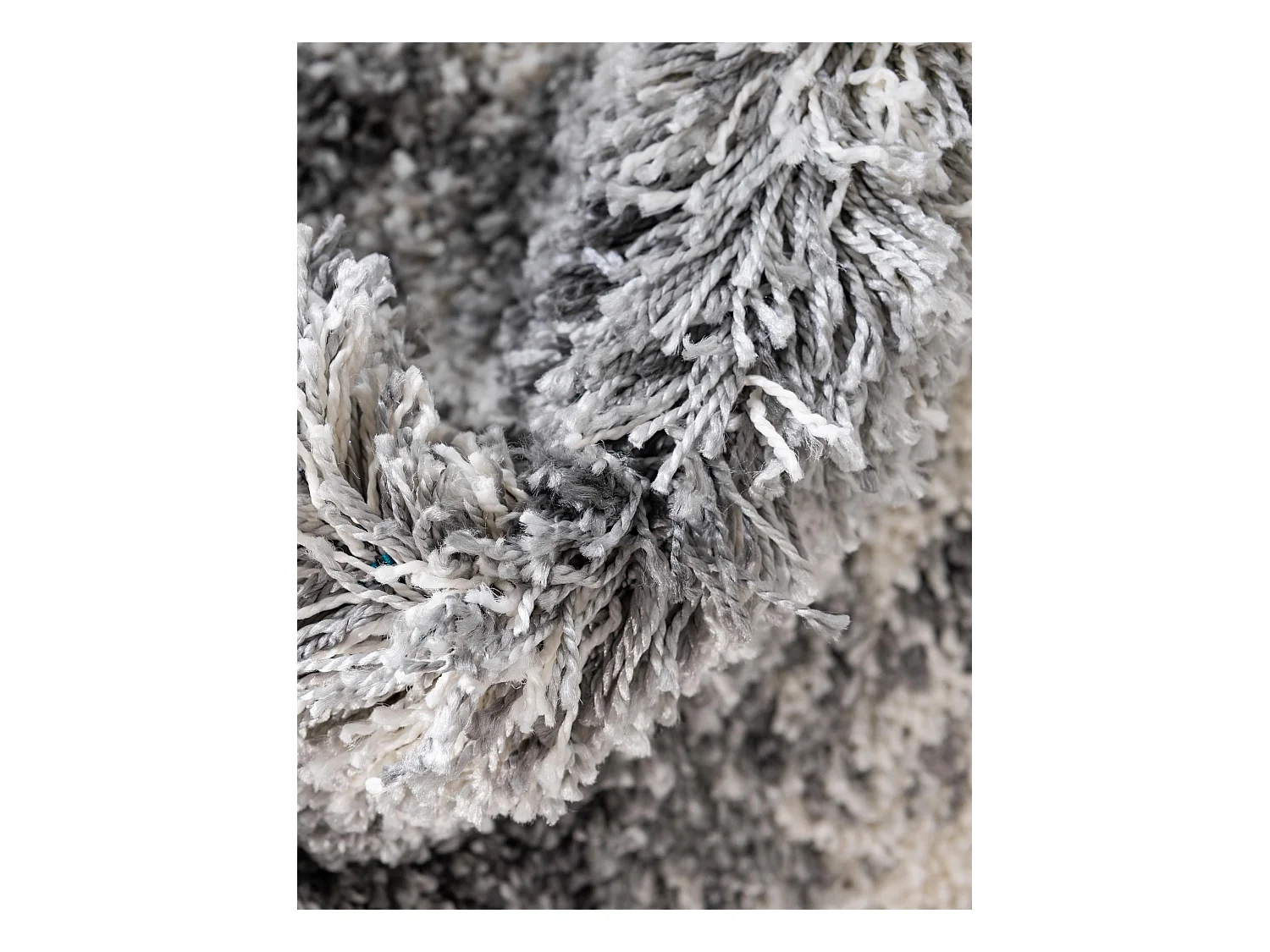 Hoogpolig tapijt 365x275 Beige - SteenGrijs Lachen Haze