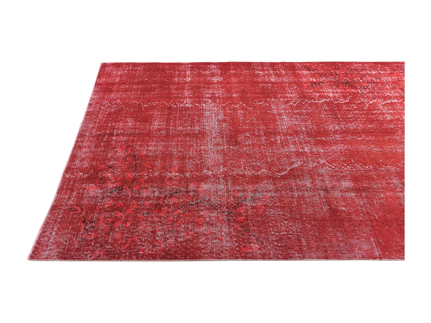 Tapis de laine 168x257 rouge Ultra Vintage