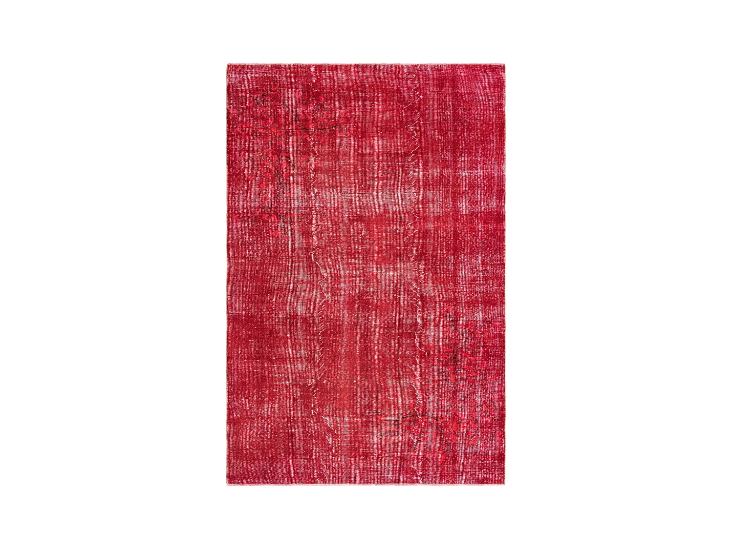 Tapis de laine 168x257 rouge Ultra Vintage