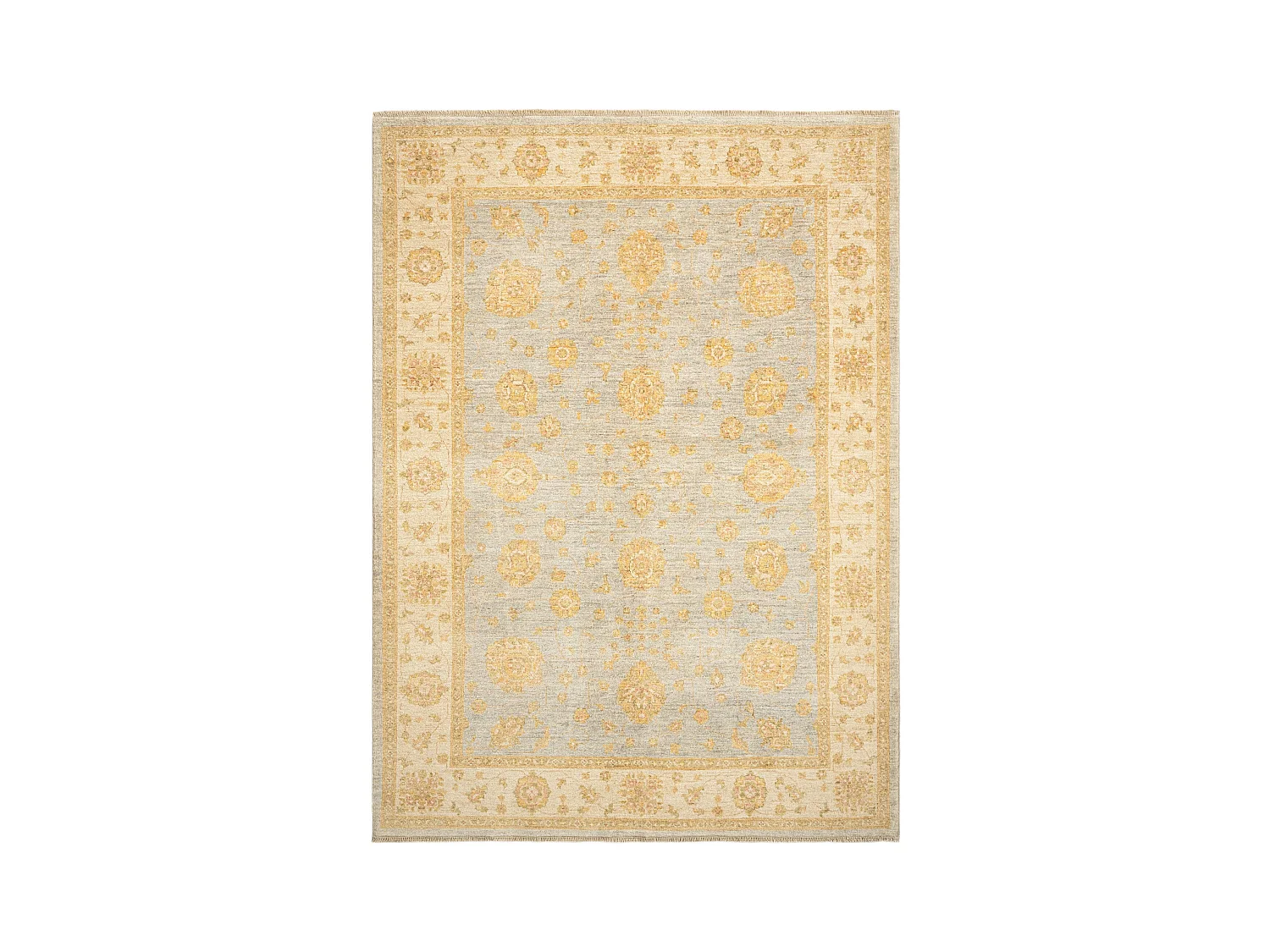 Tapis de laine 171x234 gris Kaizar