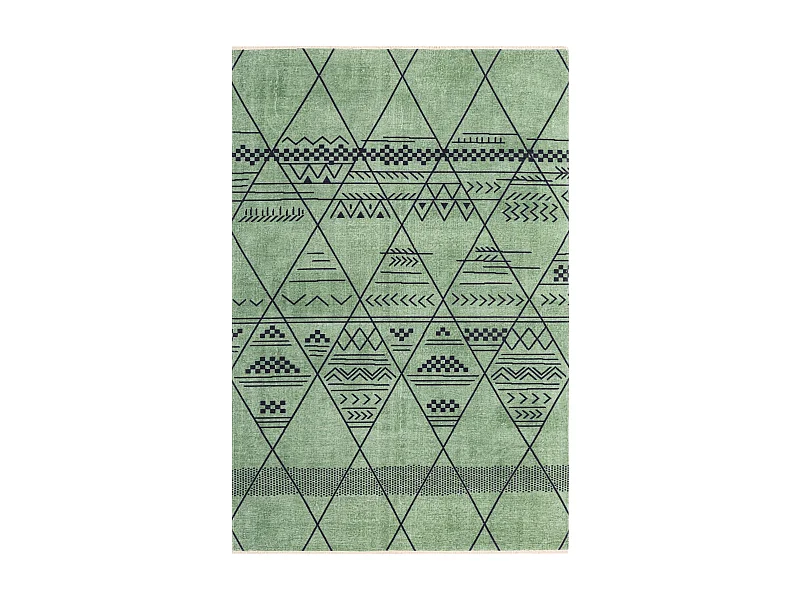 Tapis de couloir en laine 87x313 rouge Birdjend