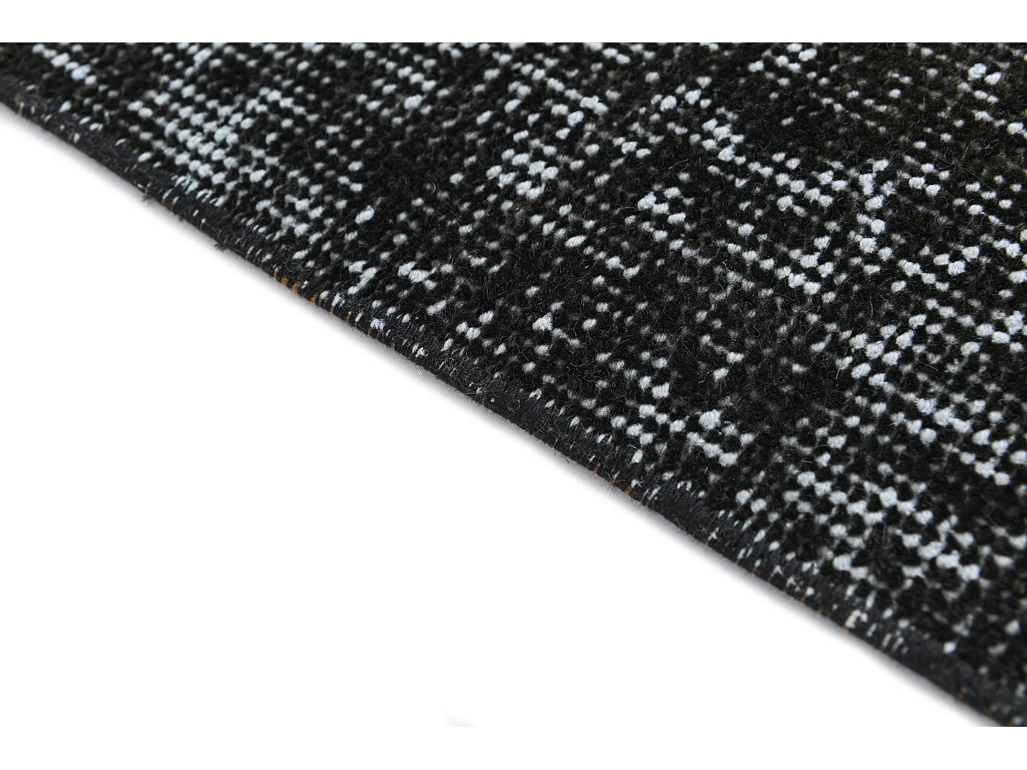 Tappeto in lana 114x267 nero Ultra Vintage