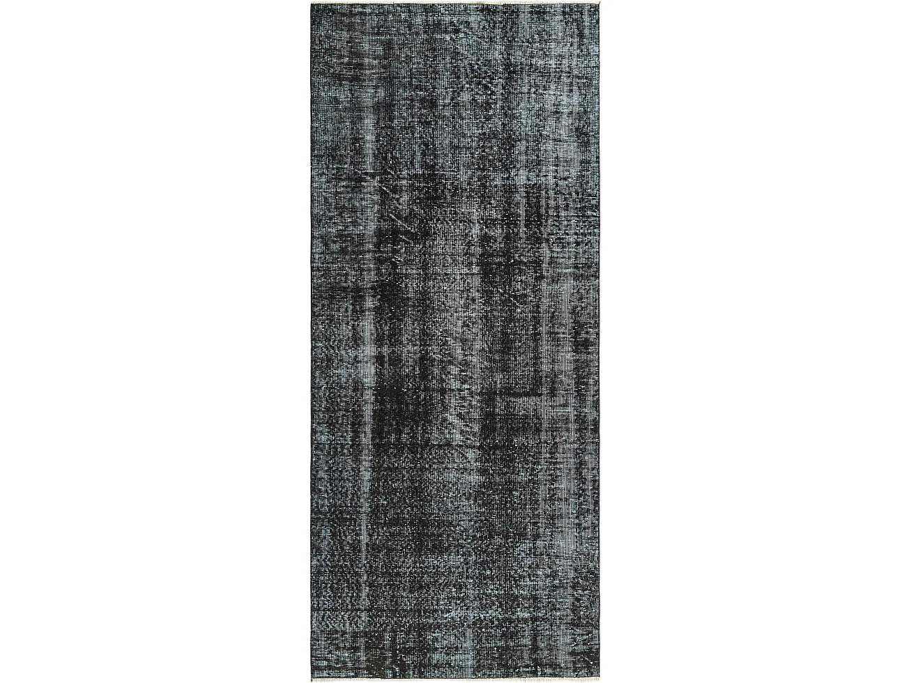Tapis de laine 114x267 noir Ultra Vintage