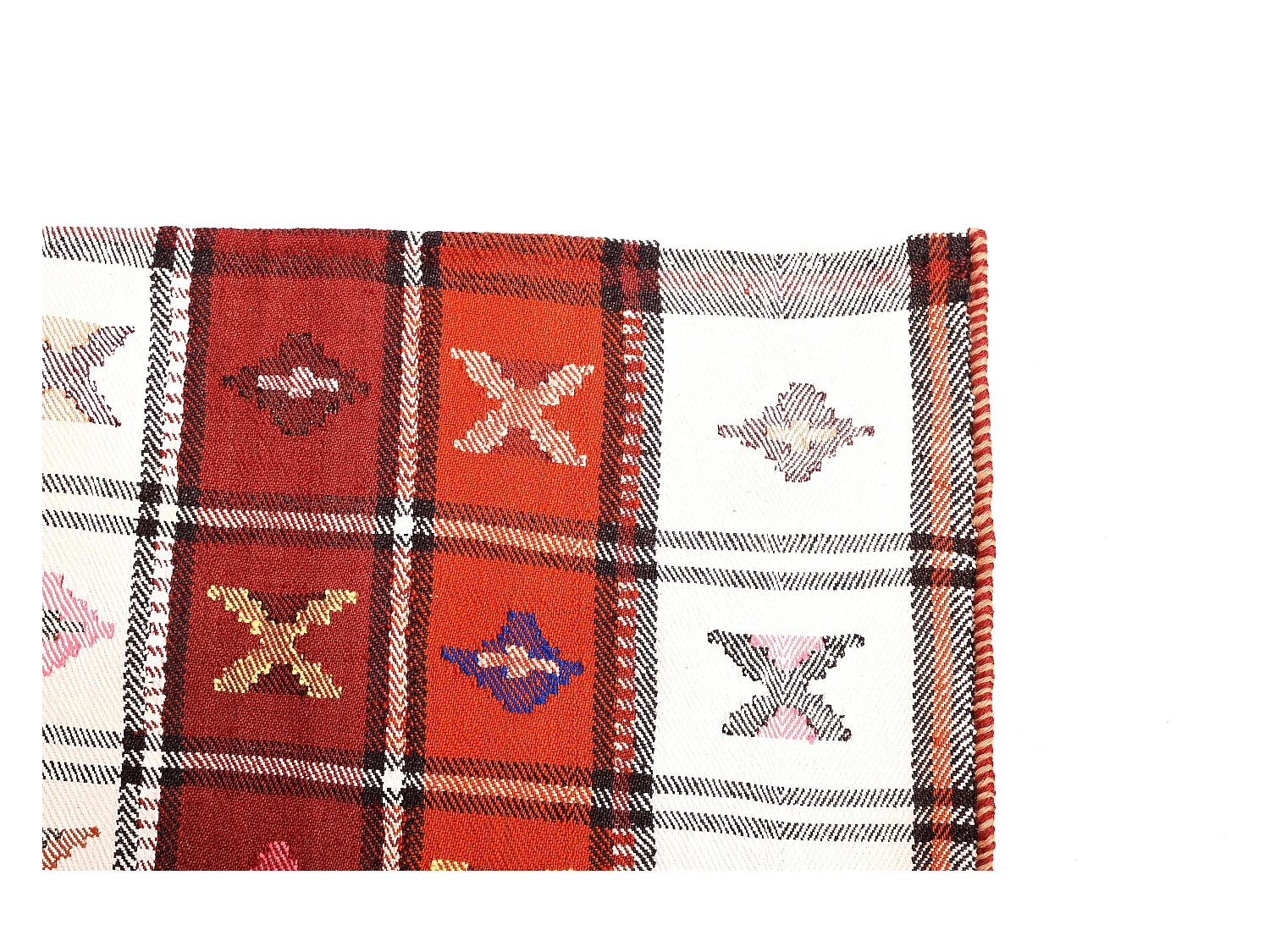 Tappeto in lana 150x193 rosso Jajim