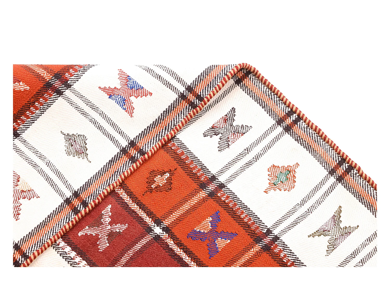 Tappeto in lana 150x193 rosso Jajim