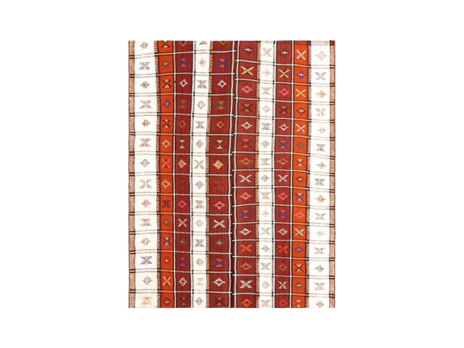 Tappeto in lana 150x193 rosso Jajim