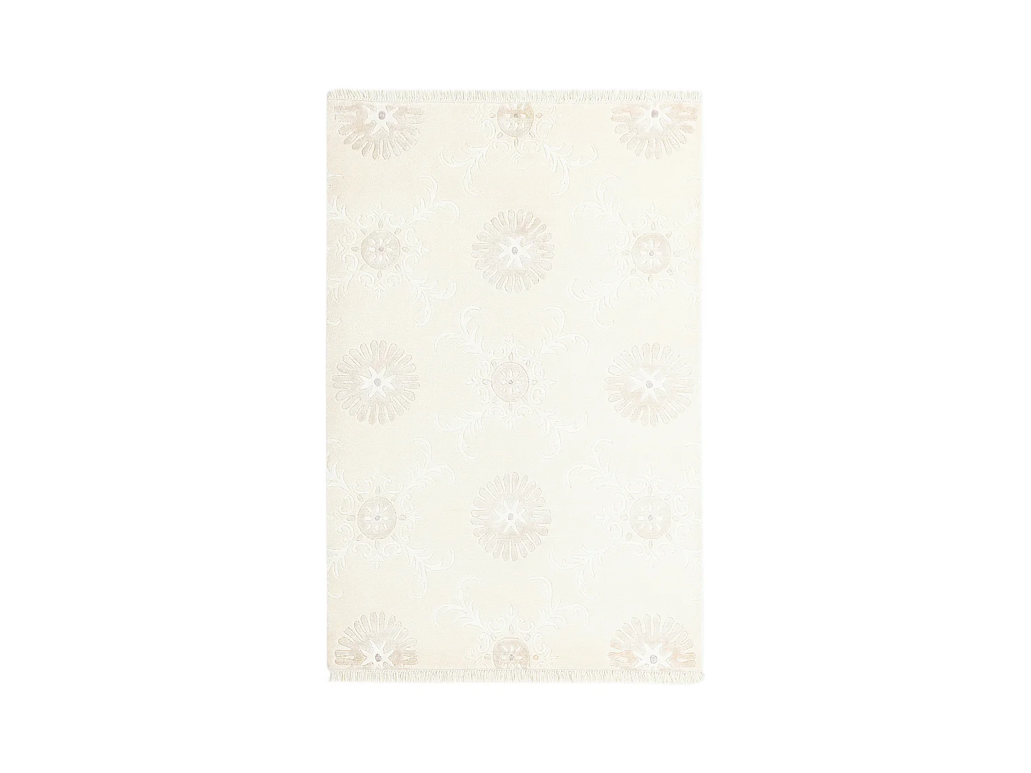 Tapis de laine 119x183 beige Darya