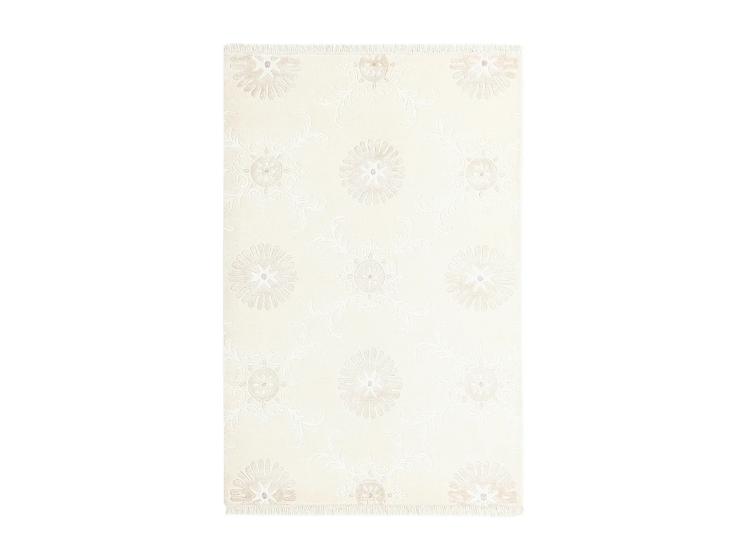 Tapis de laine 119x183 beige Darya