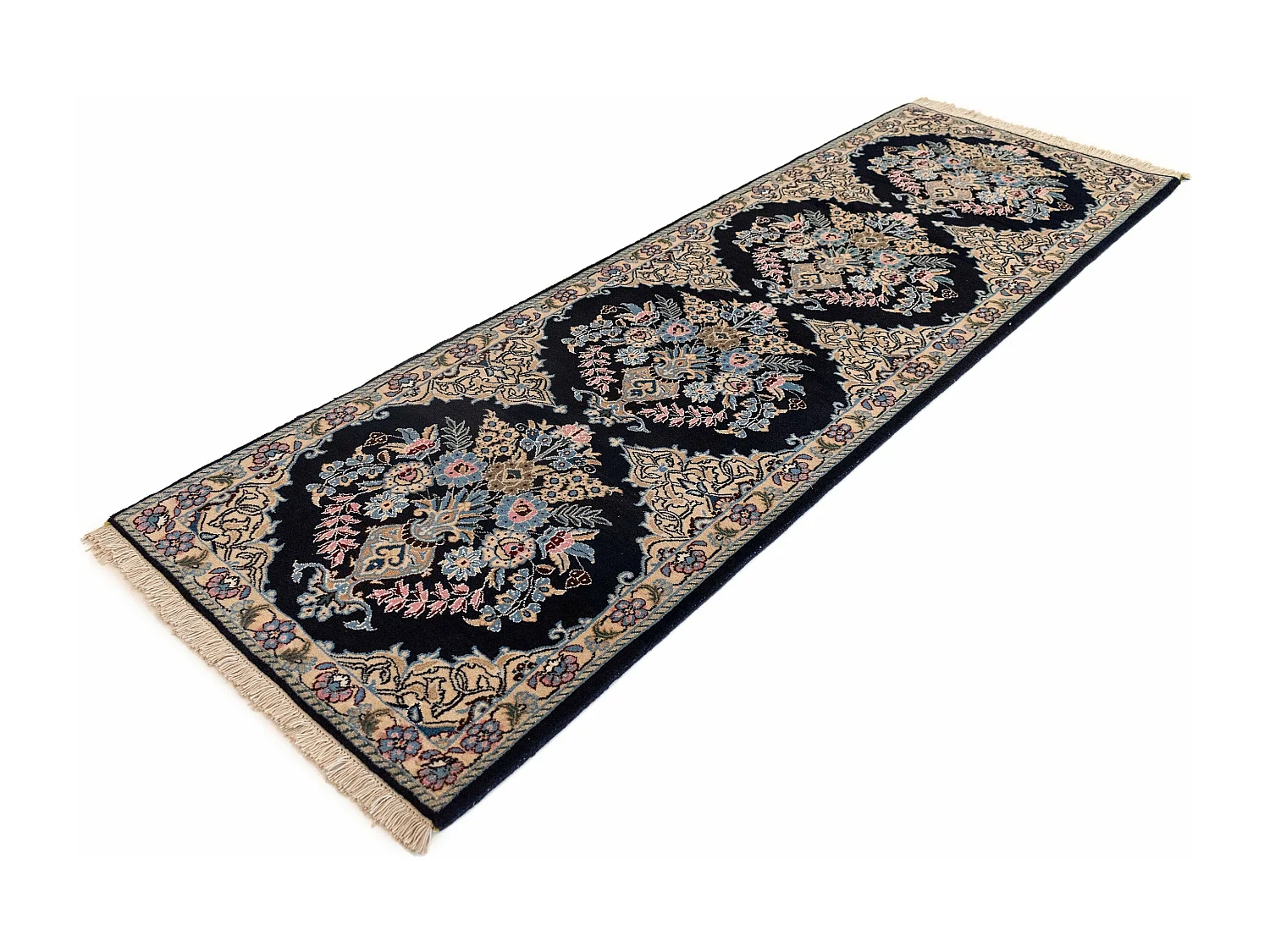 Loper-Woltapijt 203x67 Blauw Nain