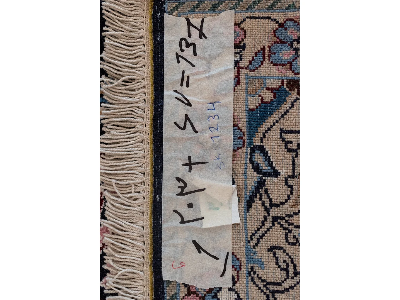 Loper-Woltapijt 203x67 Blauw Nain