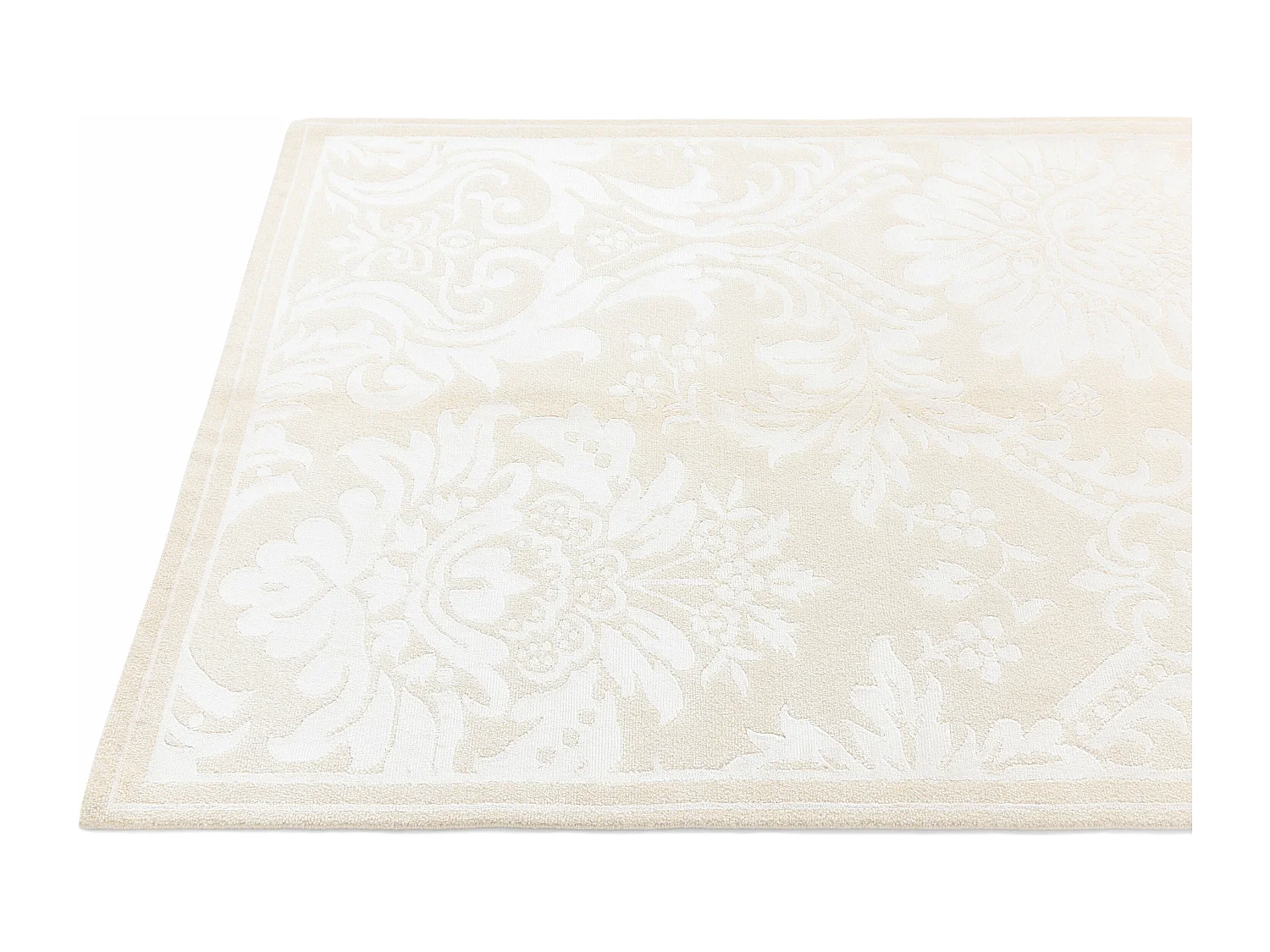 Tapis de laine 122x185 beige Darya