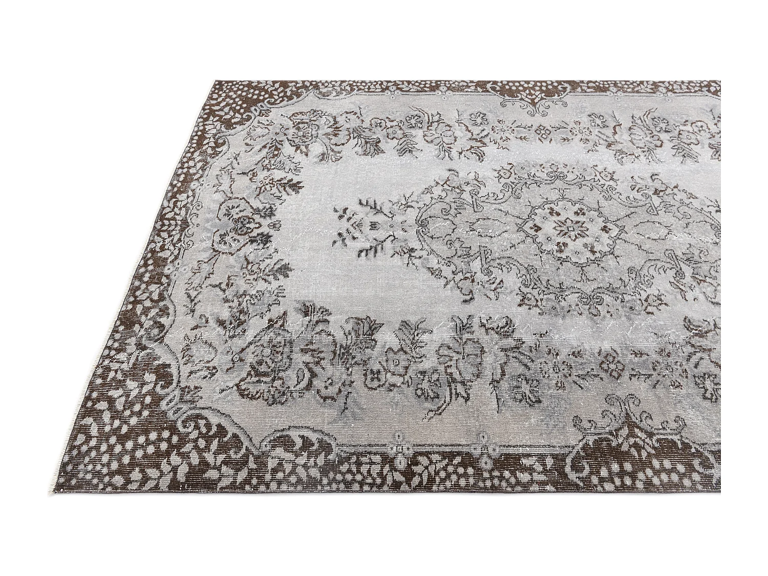 Tapis de laine 173x279 gris Ultra Vintage