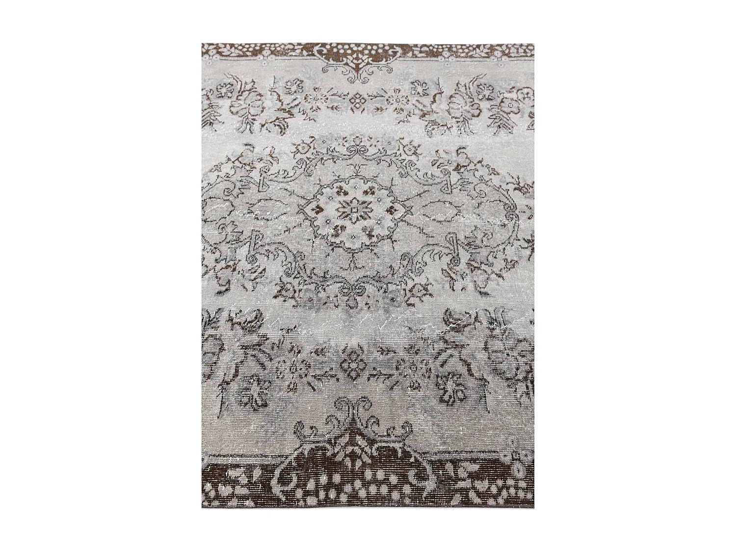Tapis de laine 173x279 gris Ultra Vintage