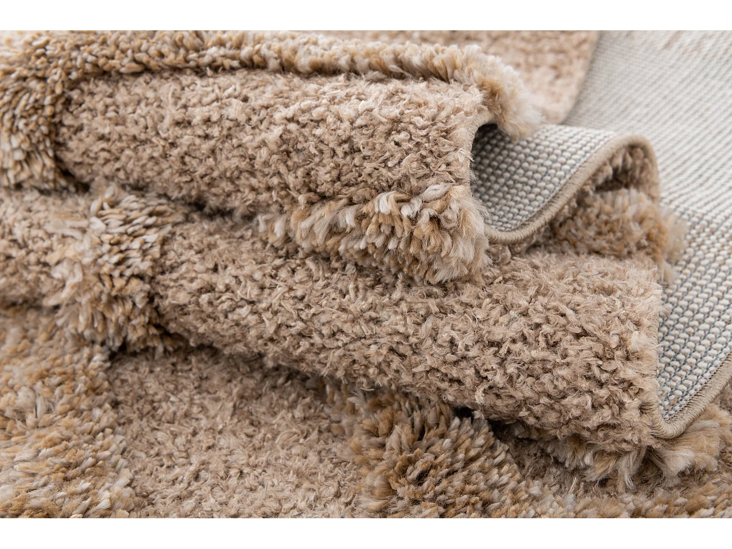 Tapis shaggy 160x245 brun Thun Artem