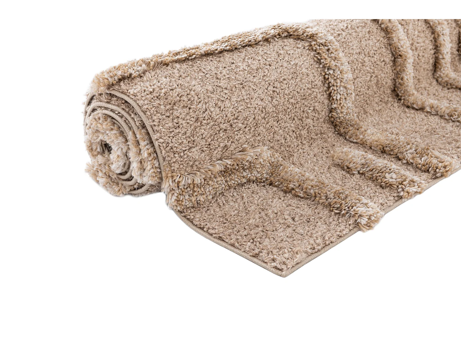 Tapis shaggy 160x245 brun Thun Artem