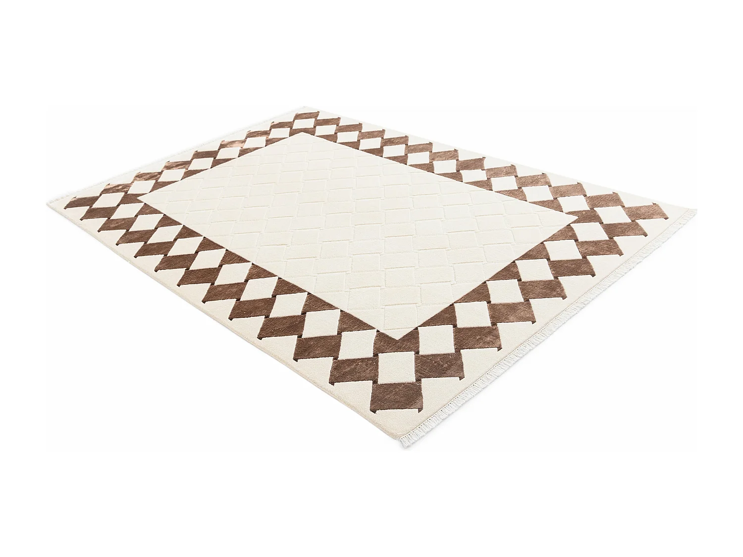 Tappeto in lana 168x239 beige Darya