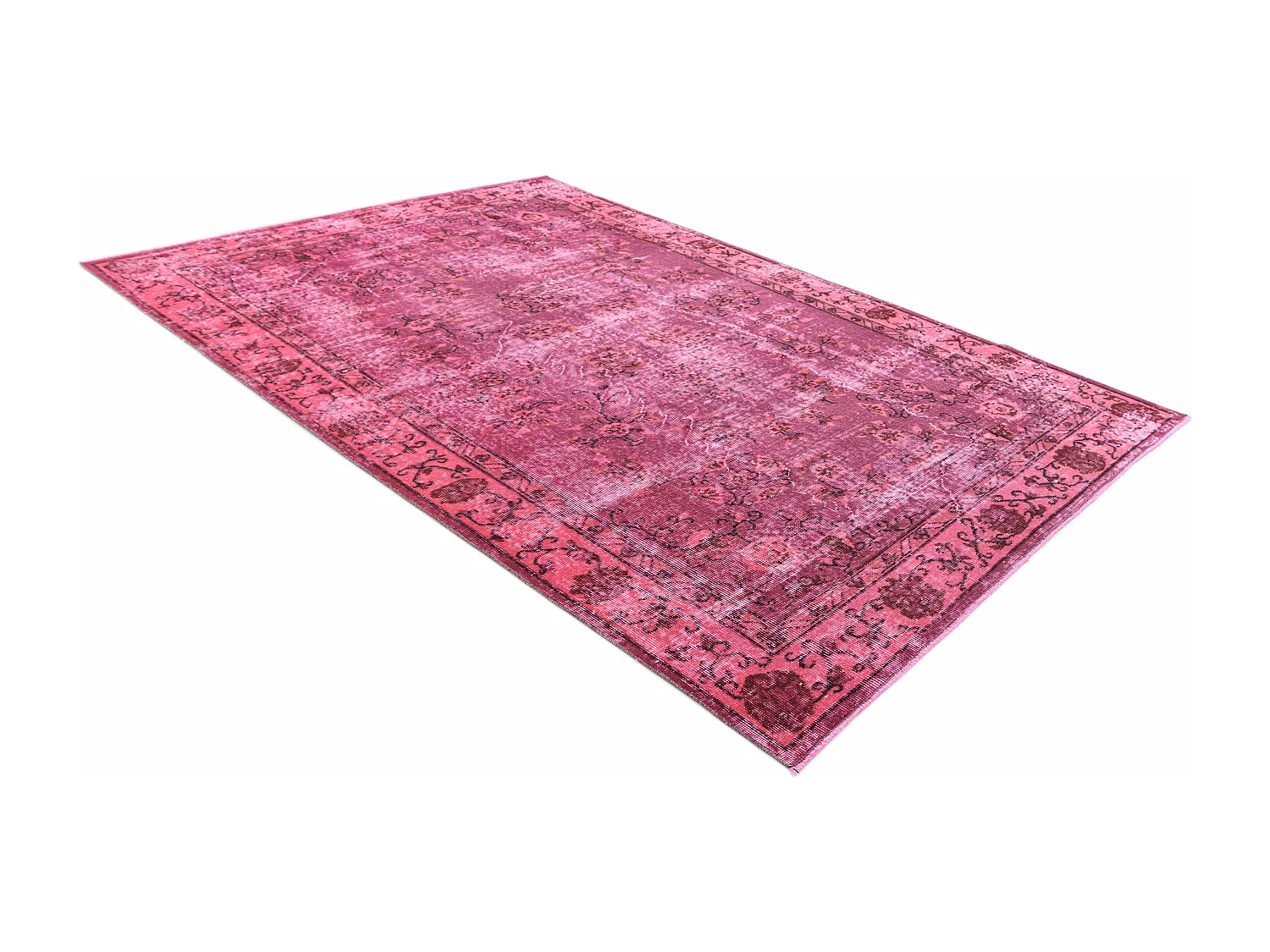 Wollteppich 155x267 Rosa Ultra Vintage