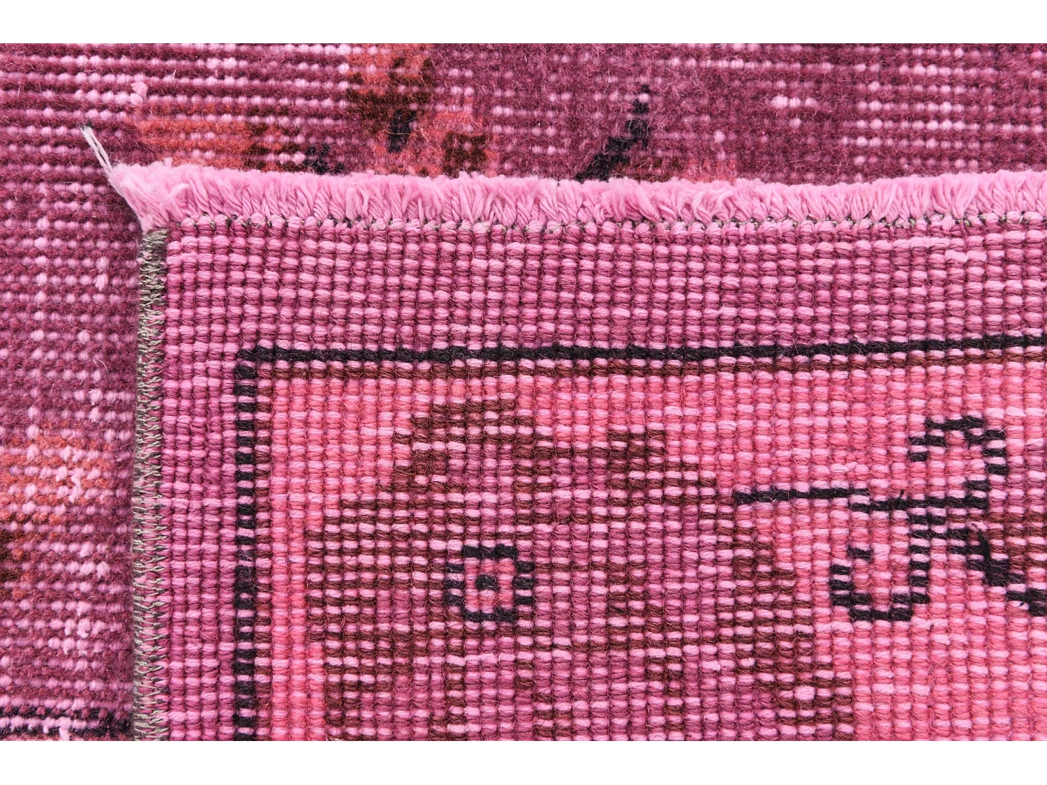 Wollteppich 155x267 Rosa Ultra Vintage