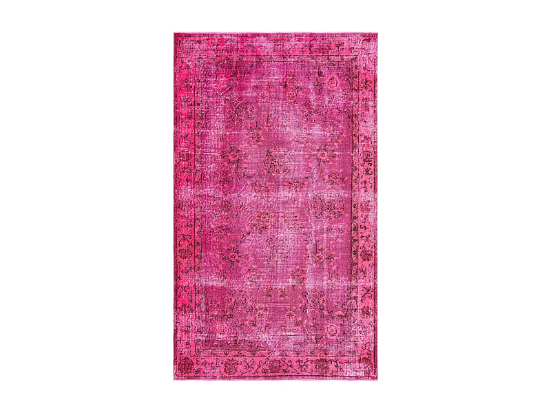 Tapis de laine 155x267 rose Ultra Vintage