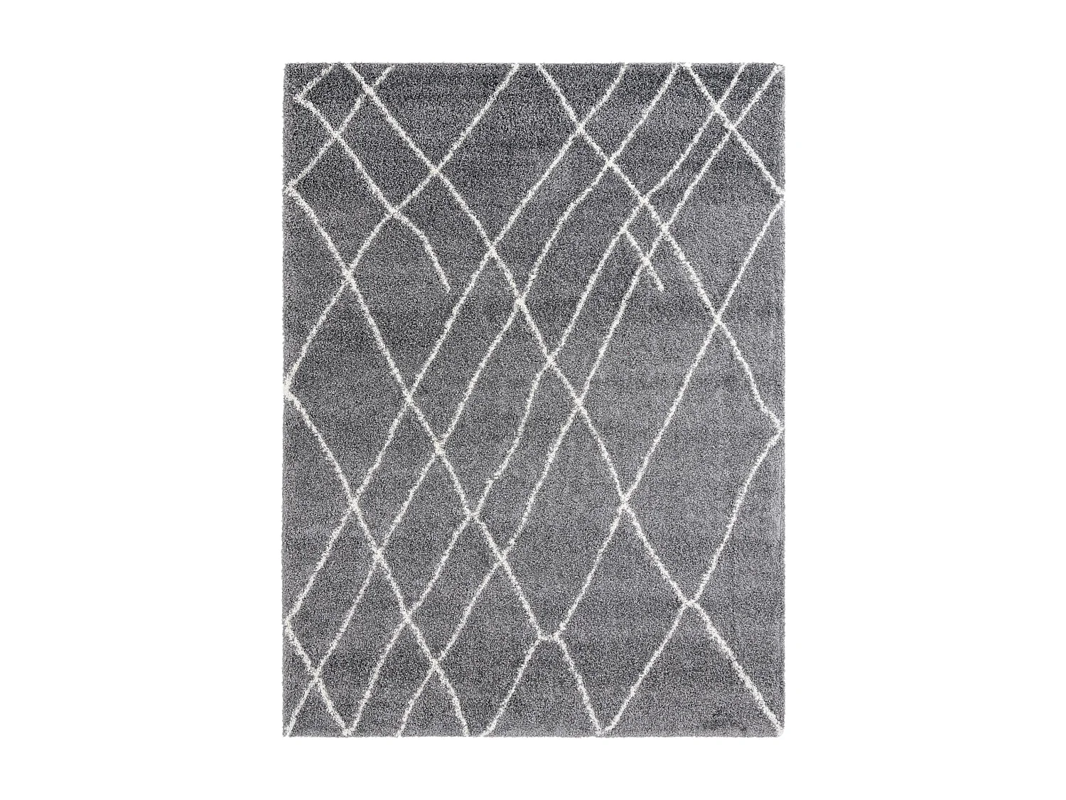 Tapis shaggy 240x305 gris pierre Lachen Fence