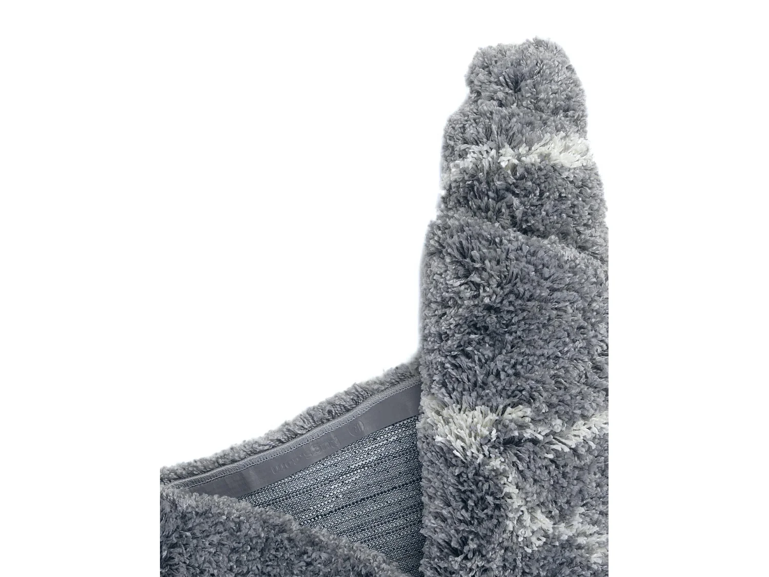 Tapis shaggy 240x305 gris pierre Lachen Fence