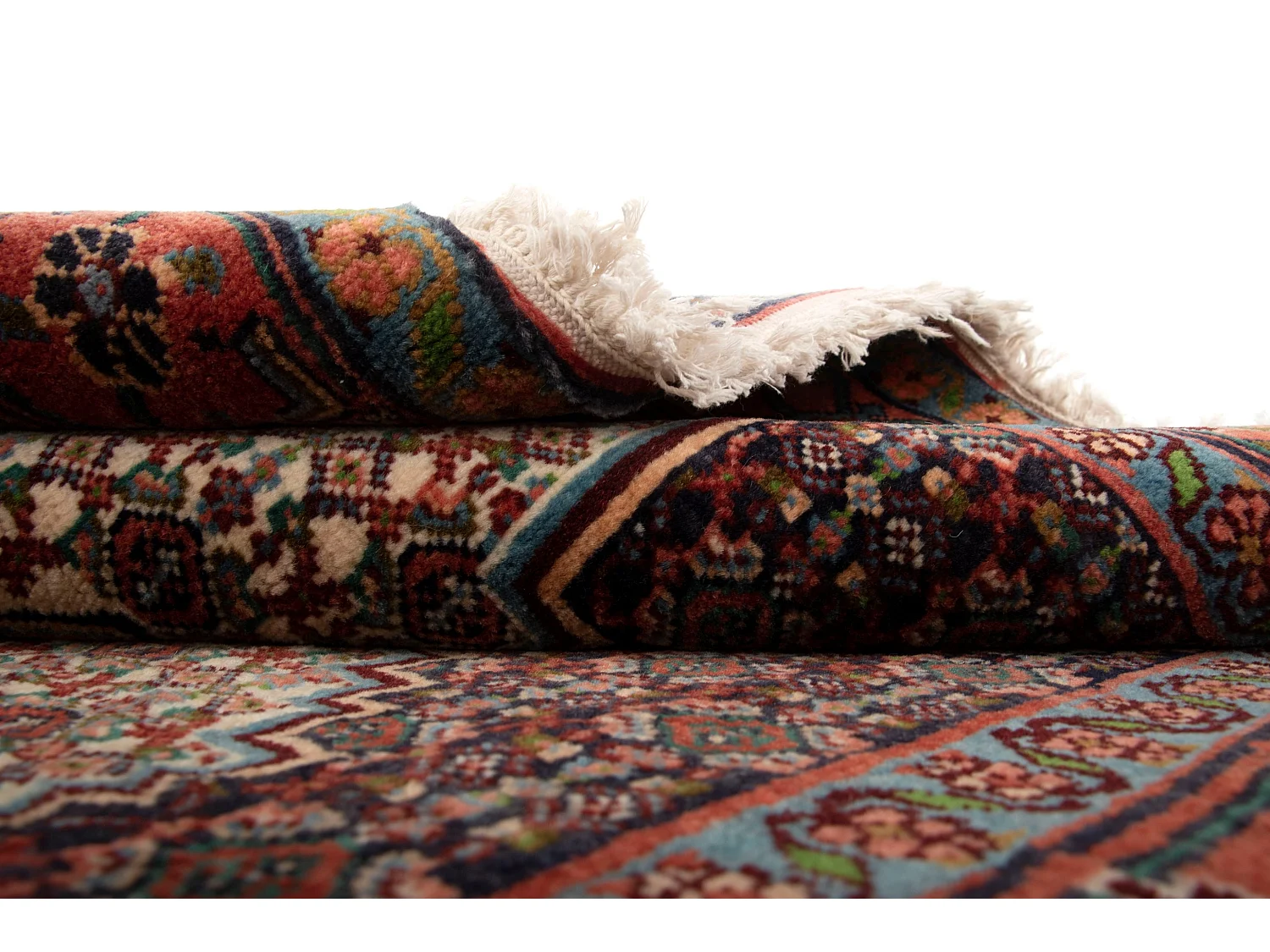 Tapis de laine 128x162 multicolore Birdjend