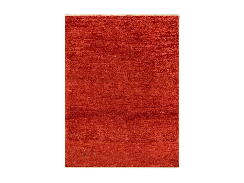 Tapis de laine 149x198 rouge Gabbeh Shouli