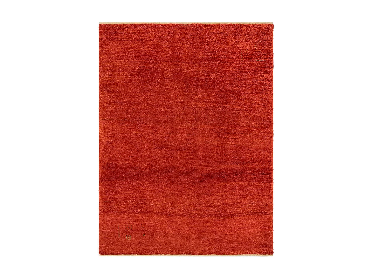 Tapis de laine 149x198 rouge Gabbeh Shouli