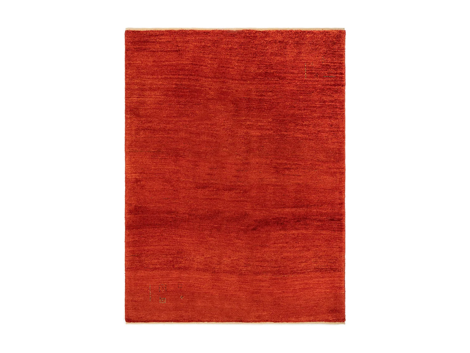 Tapis de laine 149x198 rouge Gabbeh Shouli