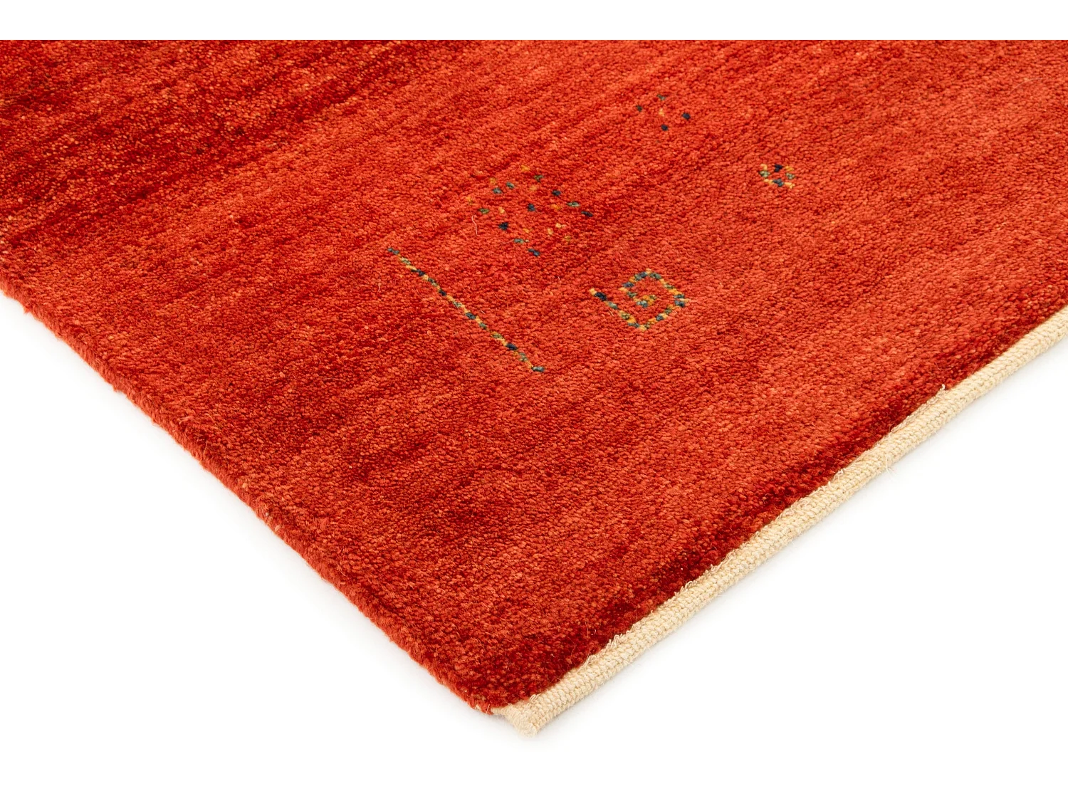 Tapis de laine 149x198 rouge Gabbeh Shouli