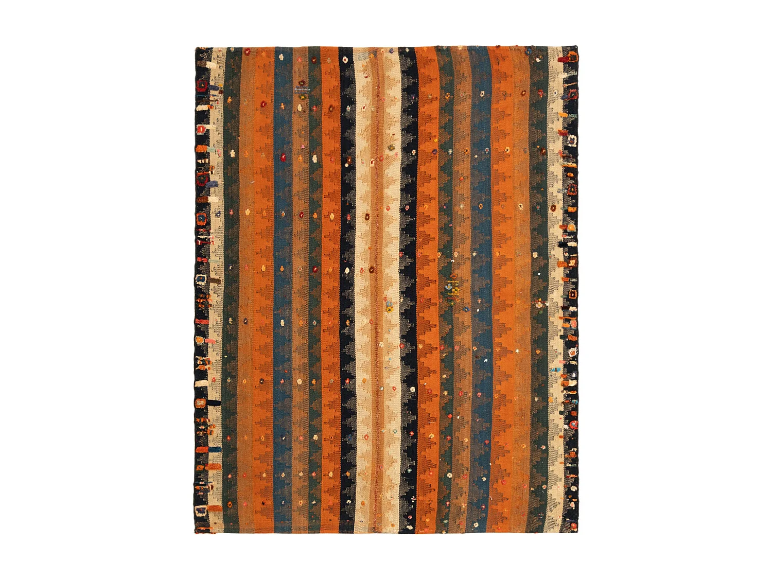 Tappeto in lana 138x174 multicolore Jajim