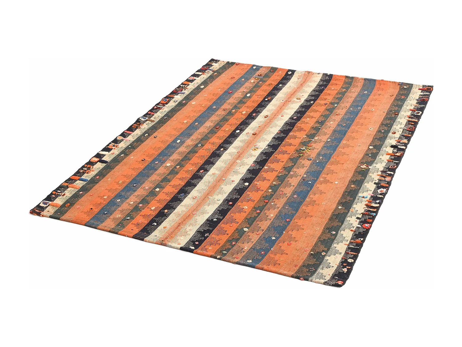 Tappeto in lana 138x174 multicolore Jajim