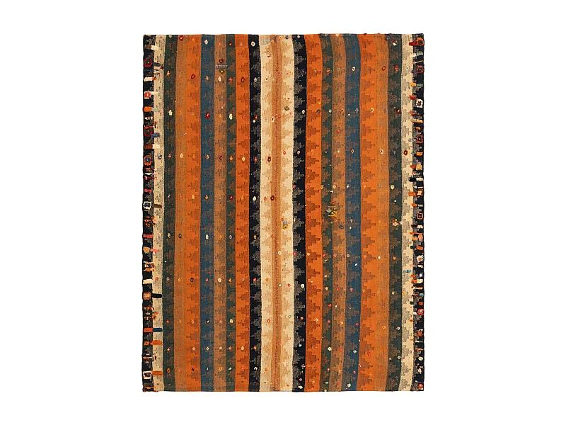 Tapis de laine 138x174 multicolore Jajim