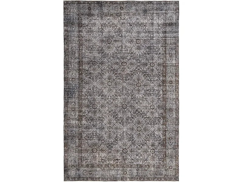 Wollteppich 178x279 Grau Ultra Vintage