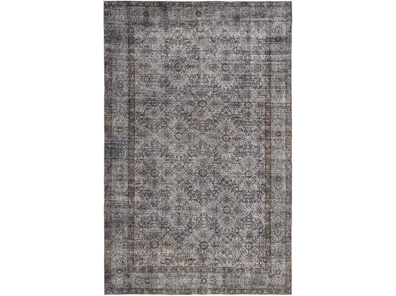 Wollteppich 178x279 Grau Ultra Vintage