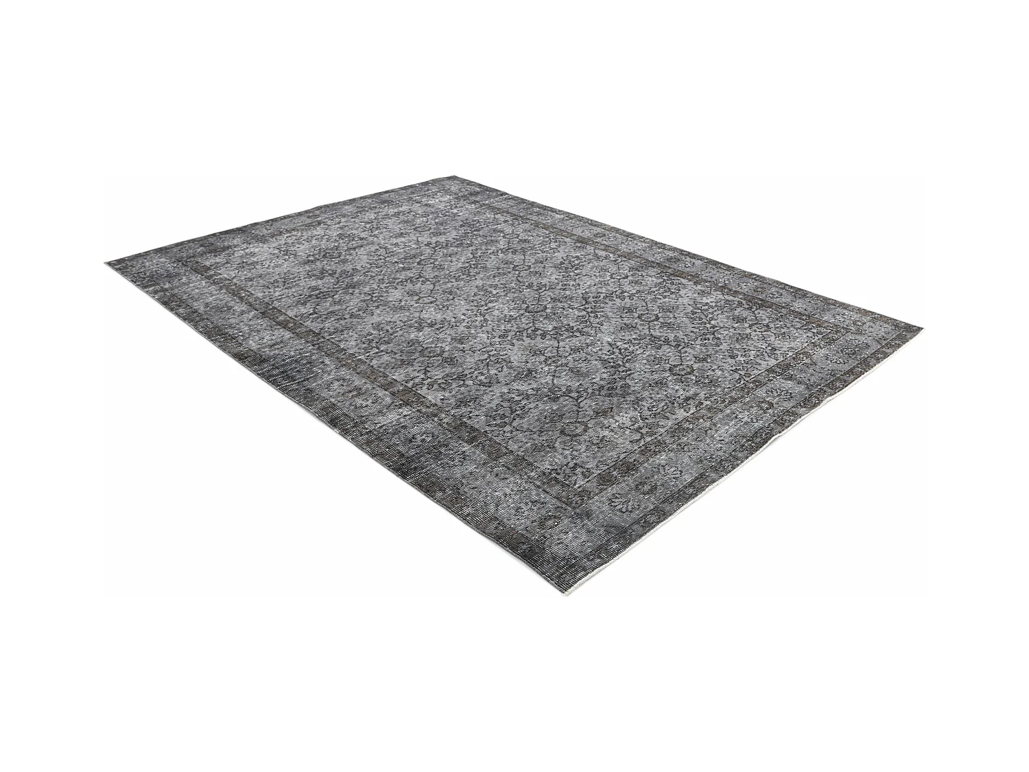 Tapis de laine 178x279 gris Ultra Vintage