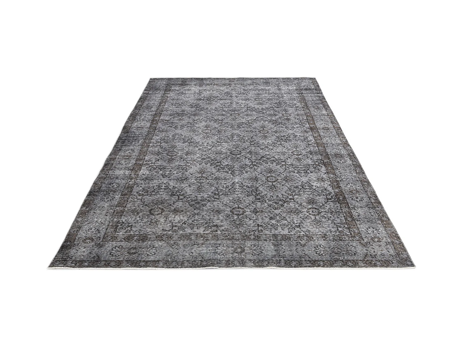 Tapis de laine 178x279 gris Ultra Vintage