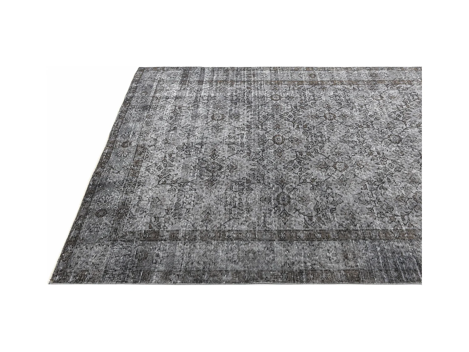 Tapis de laine 178x279 gris Ultra Vintage
