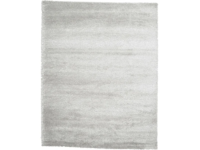 Teppich 160x221 Grau Luxe Solid Shag