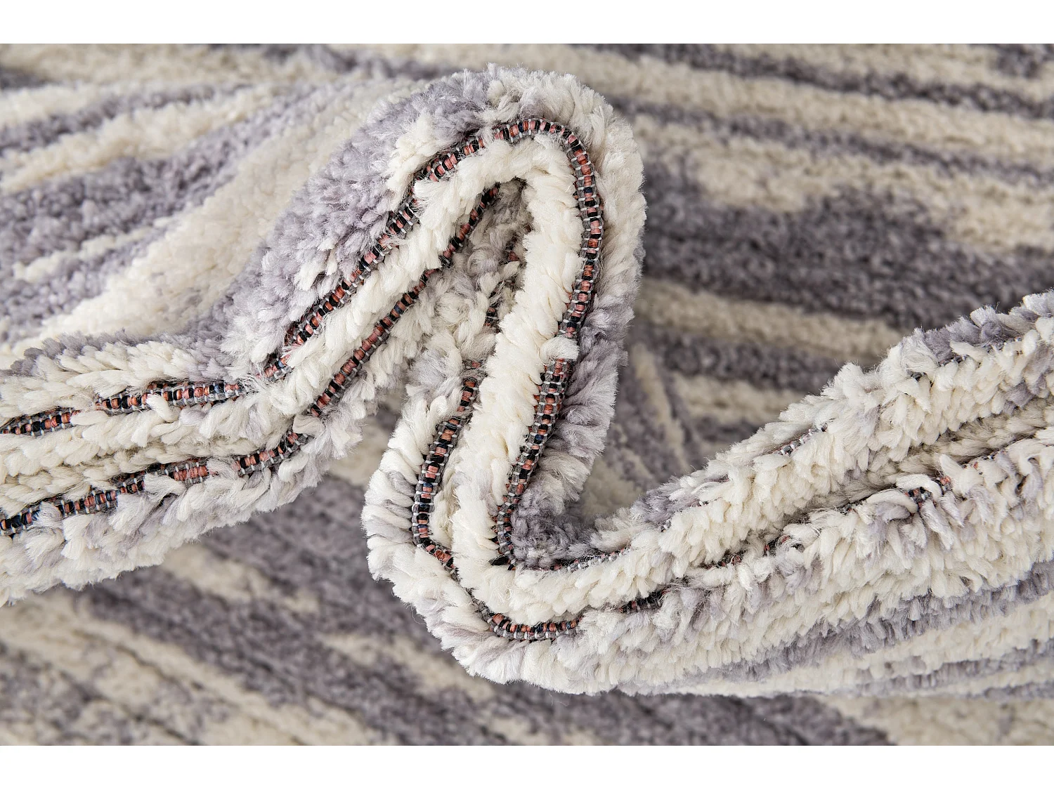 Tapis shaggy 125x185 beige Frauenfeldnea